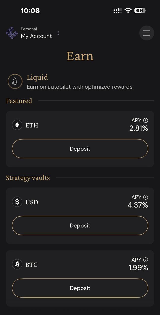 Earn Tab