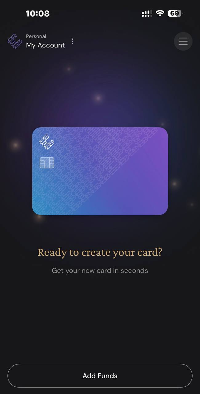Cards Tab